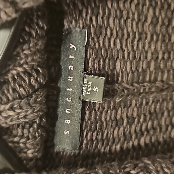 💕SANCTUARY💕 Lucie Vest with Fringe Detail ~ Black Small NWOT - Picture 9 of 11